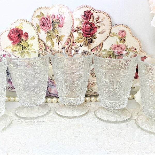 Vintage Juice Glass Etsy