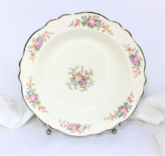 images Homer Laughlin China Patterns Virginia Rose homer laughlin virginia rose soup bowl pattern number vr106 etsy