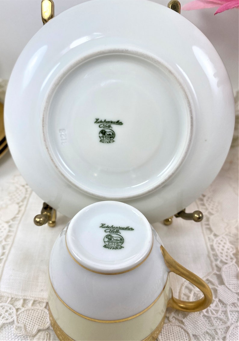 Hutschenreuther Set 6 pièces hiver ROMANTISME Blanc Café-Set Gobelet Assiette Hutschenreuther Set 6 pièces hiver ROMANTISME Blanc Café-Set Gobelet Assiette