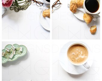 Download Free 4 Styled Stock Photos / Product Styling / Web Design Background / Mock-Up / Marketing Blog Photo / Monday Morning Collection PSD Template