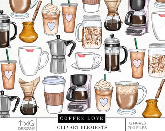 Coffee Illustration Etsy