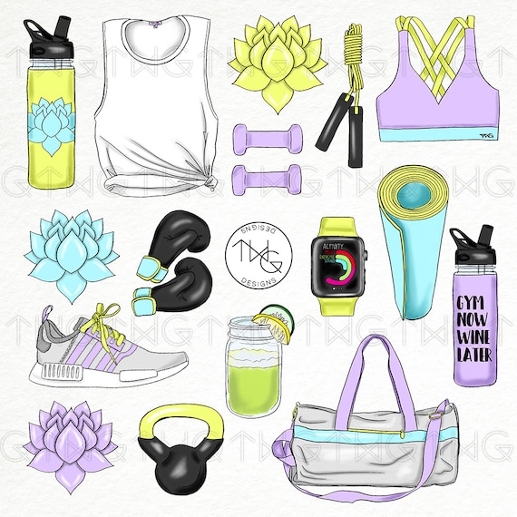 Crafting Elements Fashion Illustration Clip Art Craft Supplies Clipart  Icons Education Student School Bundle Hand Drawn PNG Sticker Graphics 