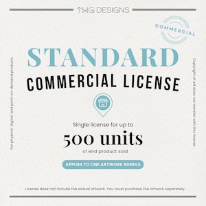 Standard Commercial License: Up to 500 Units, No Credit Required