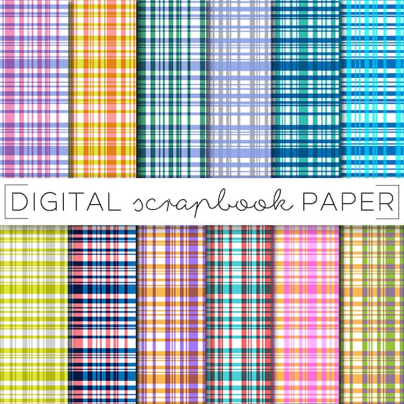 Printable Blue Scrapbook Paper
