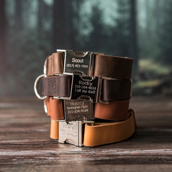 Leder Hundehalsband, Personalisiertes Hundehalsband, Personalisiertes Leder Hundehalsband, Katzenhalsband, Leder Katzenhalsband, personalisiertes Katzenhalsband