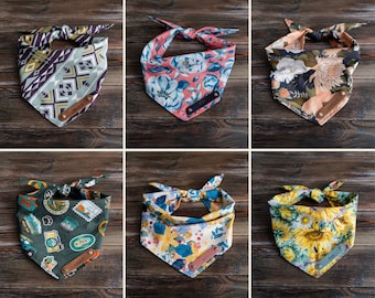 Hond bandana gepersonaliseerd, halsband hond, halsband huisdier, hond accessoires, bloemen hond bandana meisje, tribal hond bandana jongen, bloem hond bandana