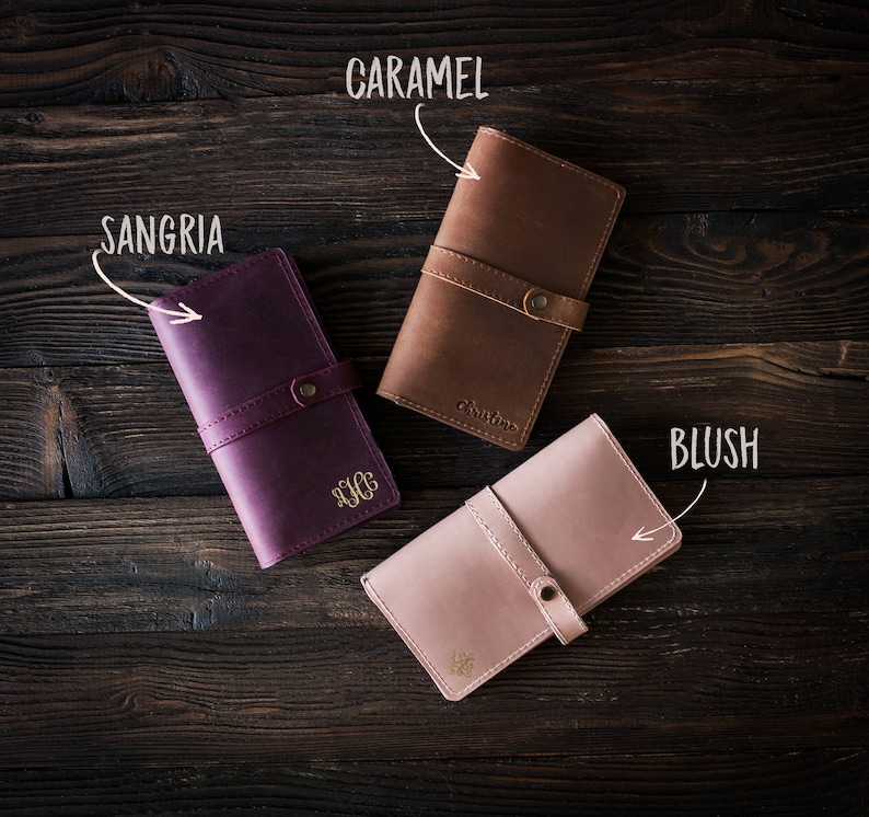 Leather Womens Wallet Wallet Women Leather Mothers Day Gift Etsy