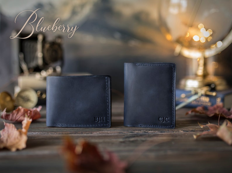 Personalized leather wallet, Mens leather wallet, mens wallet, men wallet leather, mens wallet personalized, bifold wallet, groomsmen gift image 7