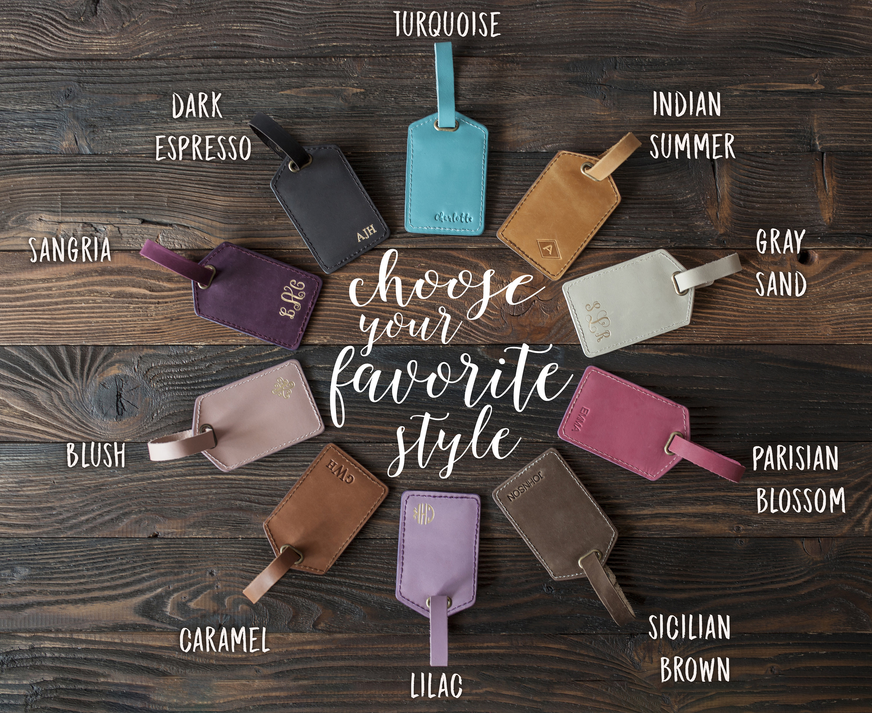 Luggage Tags Personalized Leather Luggage Tags Luggage Tag Etsy UK