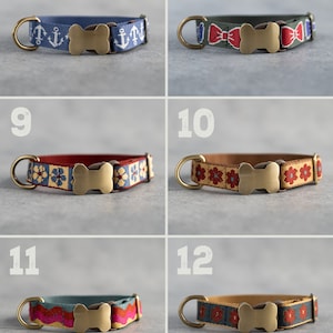 Collar de perro de correas personalizado, niño collar de perro, niña collar de perro, collar de perro grabado, collar de perro tribal, collar de perro patrón, 1 de ancho imagen 4