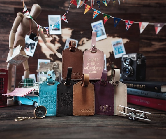 etsy custom luggage tags