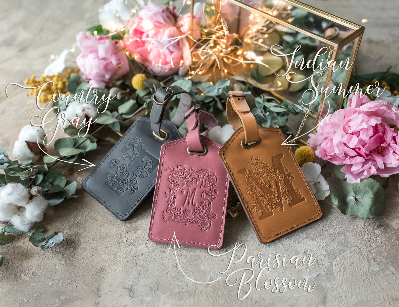 Leather Luggage Tags Personalized, Luggage Tags Leather Personalized