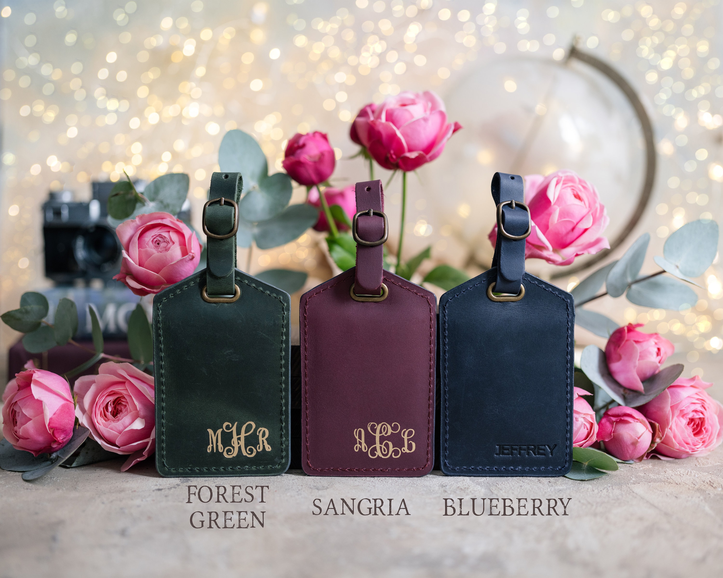 Luggage Tags Personalized Leather Luggage Tags Luggage Tag Etsy Australia