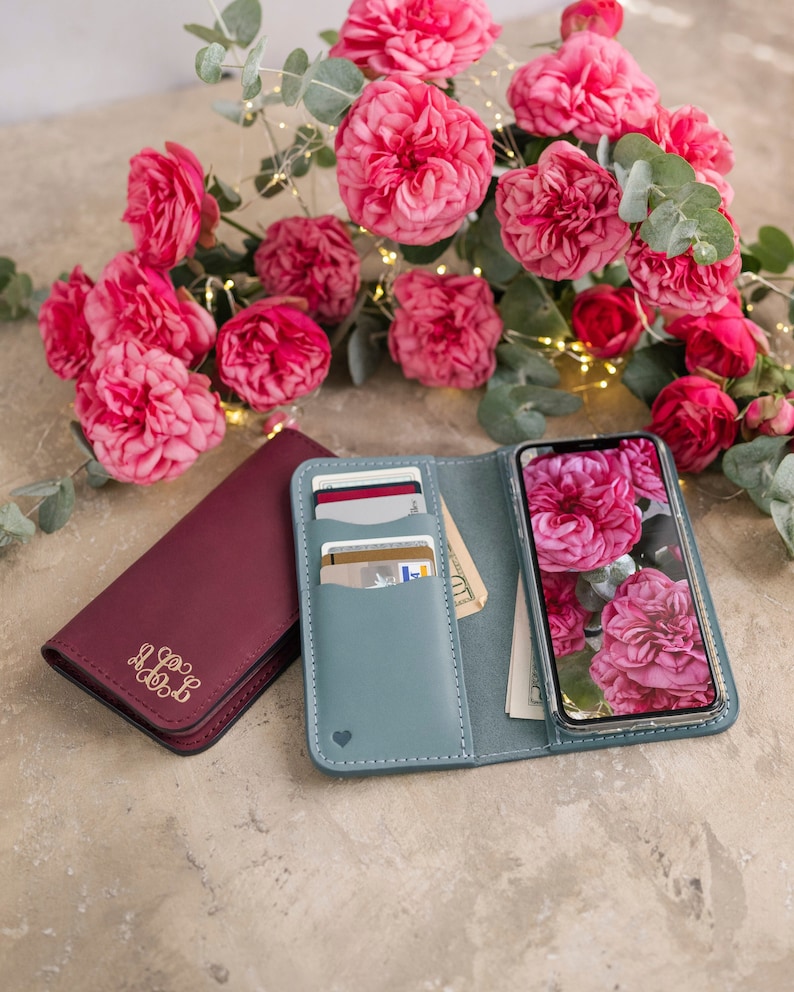 Leather Iphone 11 Pro Max Case Wallet Iphone 11 Case Wallet Etsy