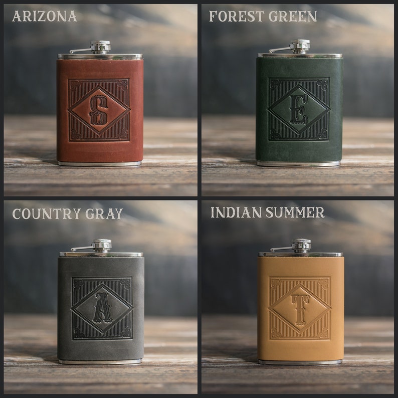 Hip Flask Groomsmen Gifts Personalized Groomsmen Gift Flask Etsy