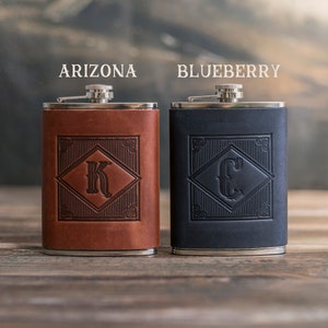Hip flask, groomsmen gifts personalized, groomsmen gift flask, groomsman gift leather hip flask gift for him, initial hip flask for men7 image 10
