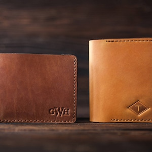 Personalized leather wallet, Mens leather wallet, mens wallet, men wallet leather, mens wallet personalized, bifold wallet, groomsmen gift image 8