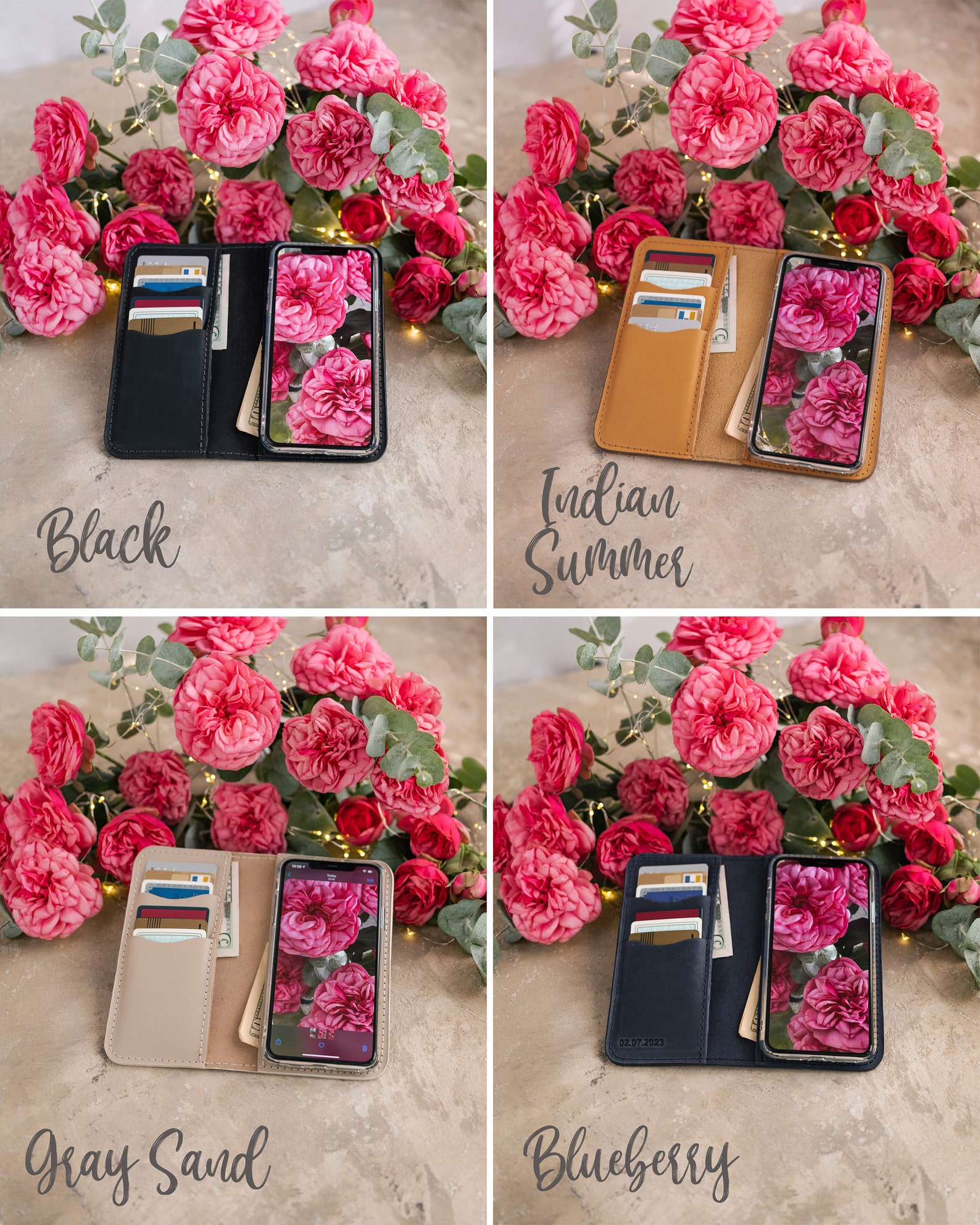 Leather Iphone 11 Pro Max Case Wallet Iphone 11 Case Wallet Etsy