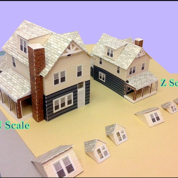 Printable N Scale House - Etsy