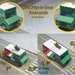N Scale 1/160 and Z Scale 1/220 Food Trucks pre-cut CARDSTOCK PAPER