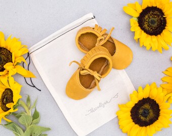 OCHRE || mary jane moccasin