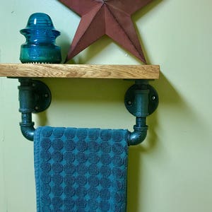 Single Reclaimed Barn Wood Floating Shelf - Reclaimed Wood Frome Barn