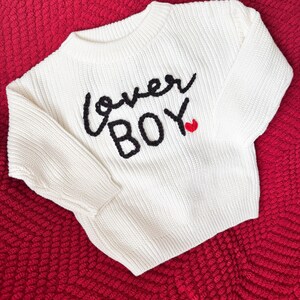 Hand embroidered Big Sister Lil Sister Sweater Hand embroidered sweater