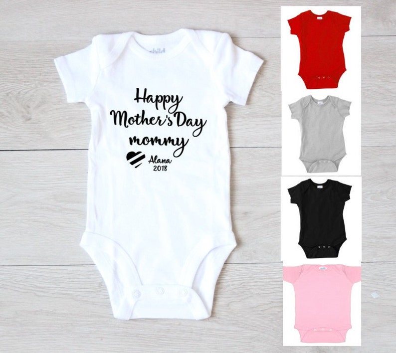 mothers day onesie for baby girl