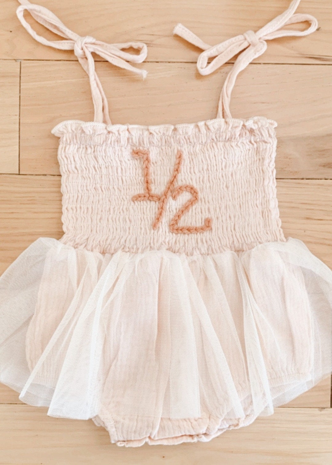 Birthday Embroidered Romper main image 0
