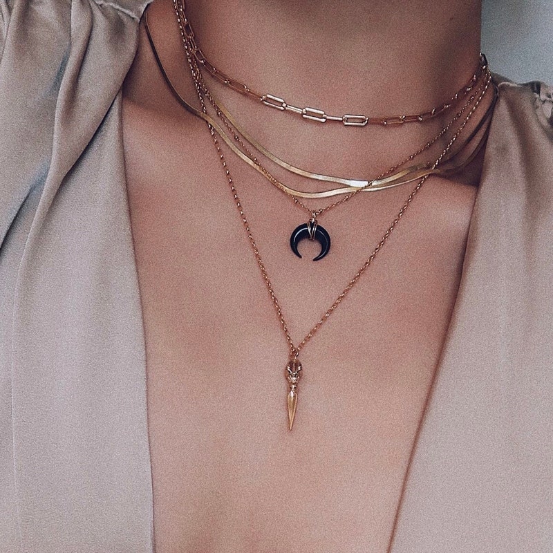 Necklace, Moon Long Necklace main image 0