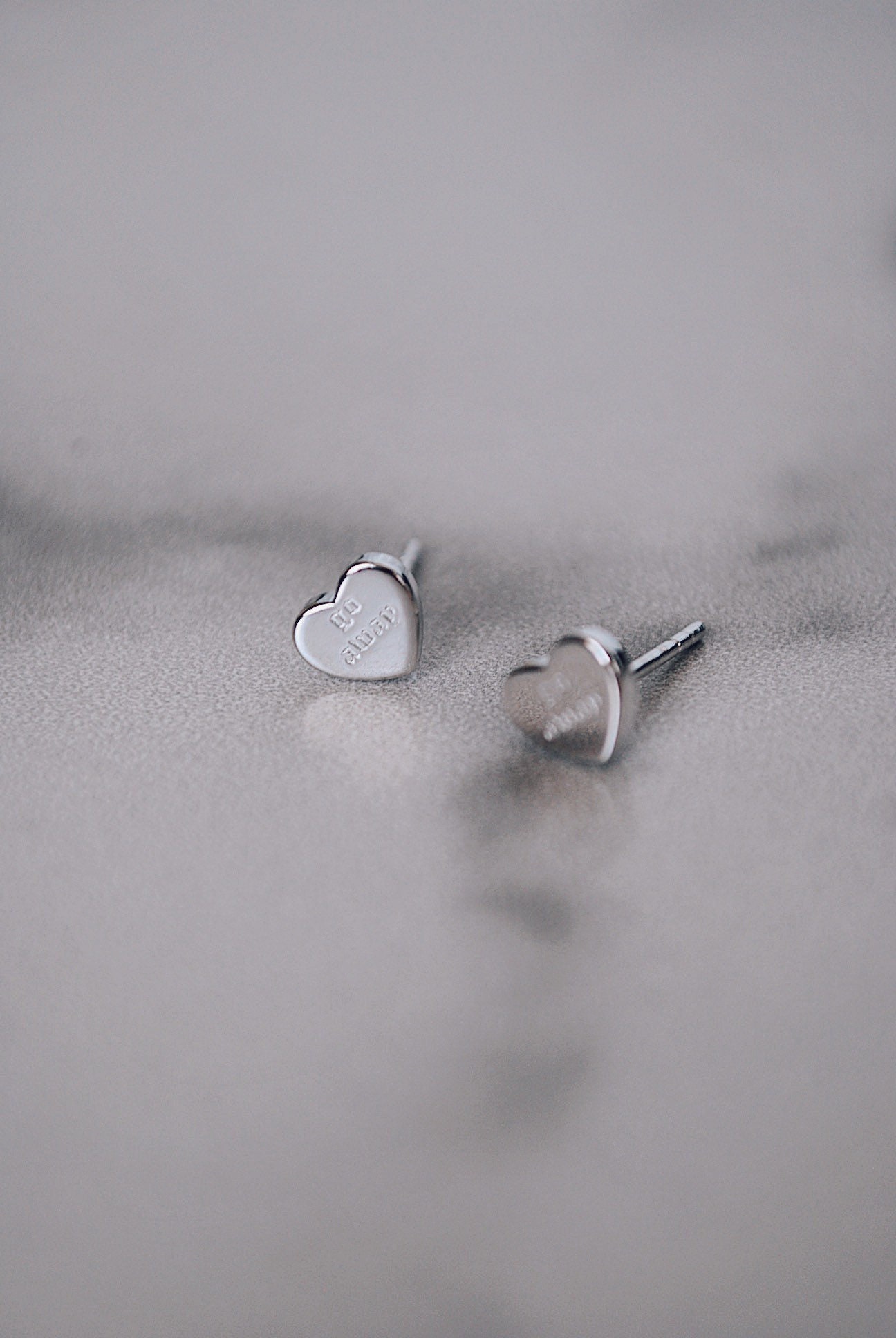 Tiny Heart Stud Earrings 14k Gold Sterling Silver Small Etsy