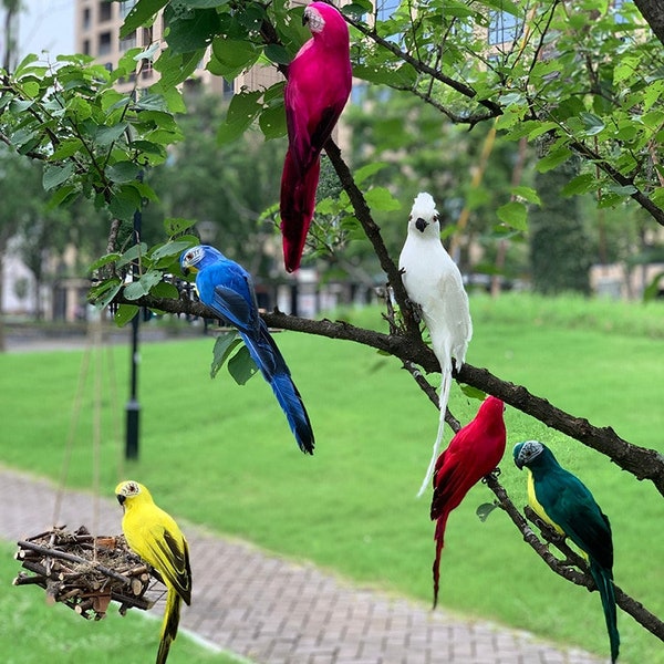 Image showcasing Parrot Outdoor Decor - Etsy