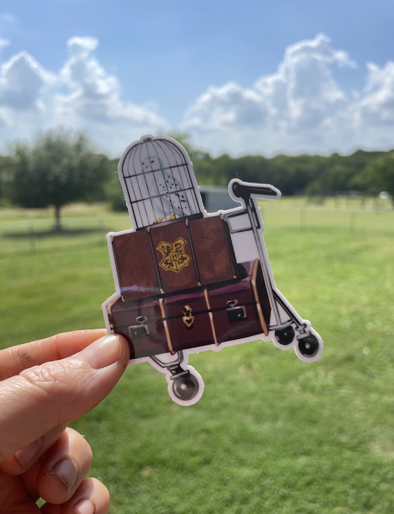 Hogwarts Luggage Harry Potter Sticker Etsy