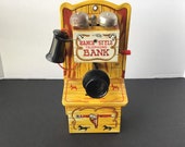 Ranch Style Telephone Bank Linemar Toys Japan