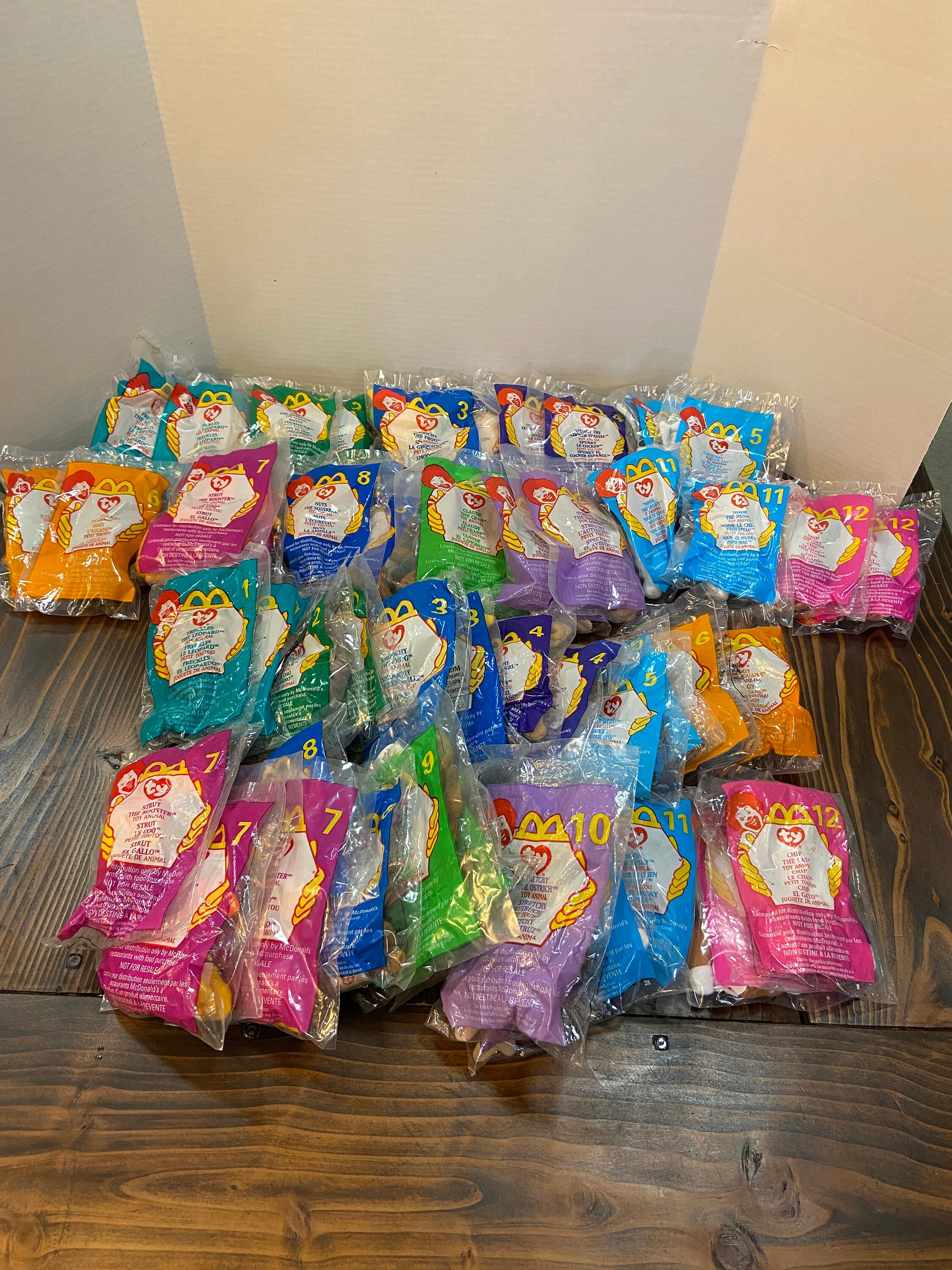 1999 Mcdonald's Happy Meal Ty Beanie Babies Individual or Complete