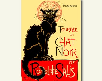 Le Chat Noir Poster 1896 Rodolphe Salis Bohemian Poster Art