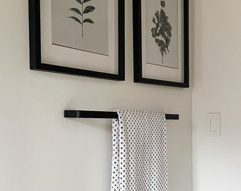 Bathroom Towel Bar,  Multiple Sizes, Black, Brass, Silver, Bronze, White