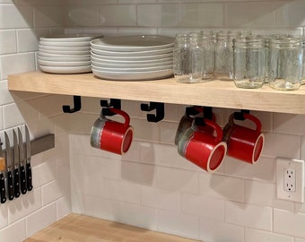 Under Shelf Hook for Mug | Made in USA | Undermount Hook