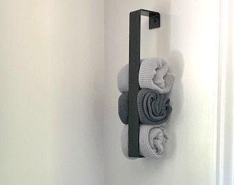 Towel Bar - Metal Rack in Black, Bronze, Brass, Silver, & White - Cascade  Iron Co