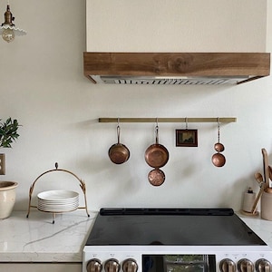 Wall Mounted Utensil Rack for Kitchen Organization, Many Colors and Size