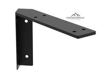 Corner L Bracket for Wood Shelves, Variety of Sizes, Hardware Included