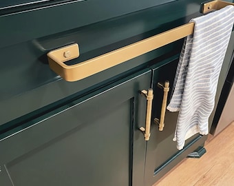 Porte-serviettes en laiton, plusieurs tailles pour support de salle de bain et rail mural de cuisine