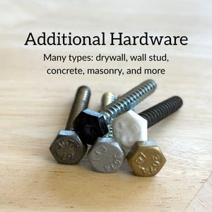 Additional Hardware for Shelf Bracket Installation, Set of Two