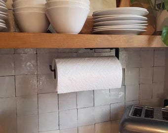 Under Cabinet Paper Towel Holder, Kitchen Storage, Many Colors, Made in USA