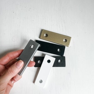 Metal Finish Samples Kit - Brass, Black, White, Silver, Steel