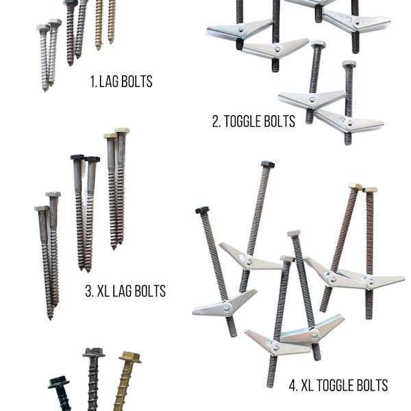 Additional Hardware for Shelf Bracket Installation, Set of Two