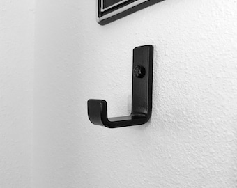 Modern Wall Hook (More Finishes Available), Hardware Included