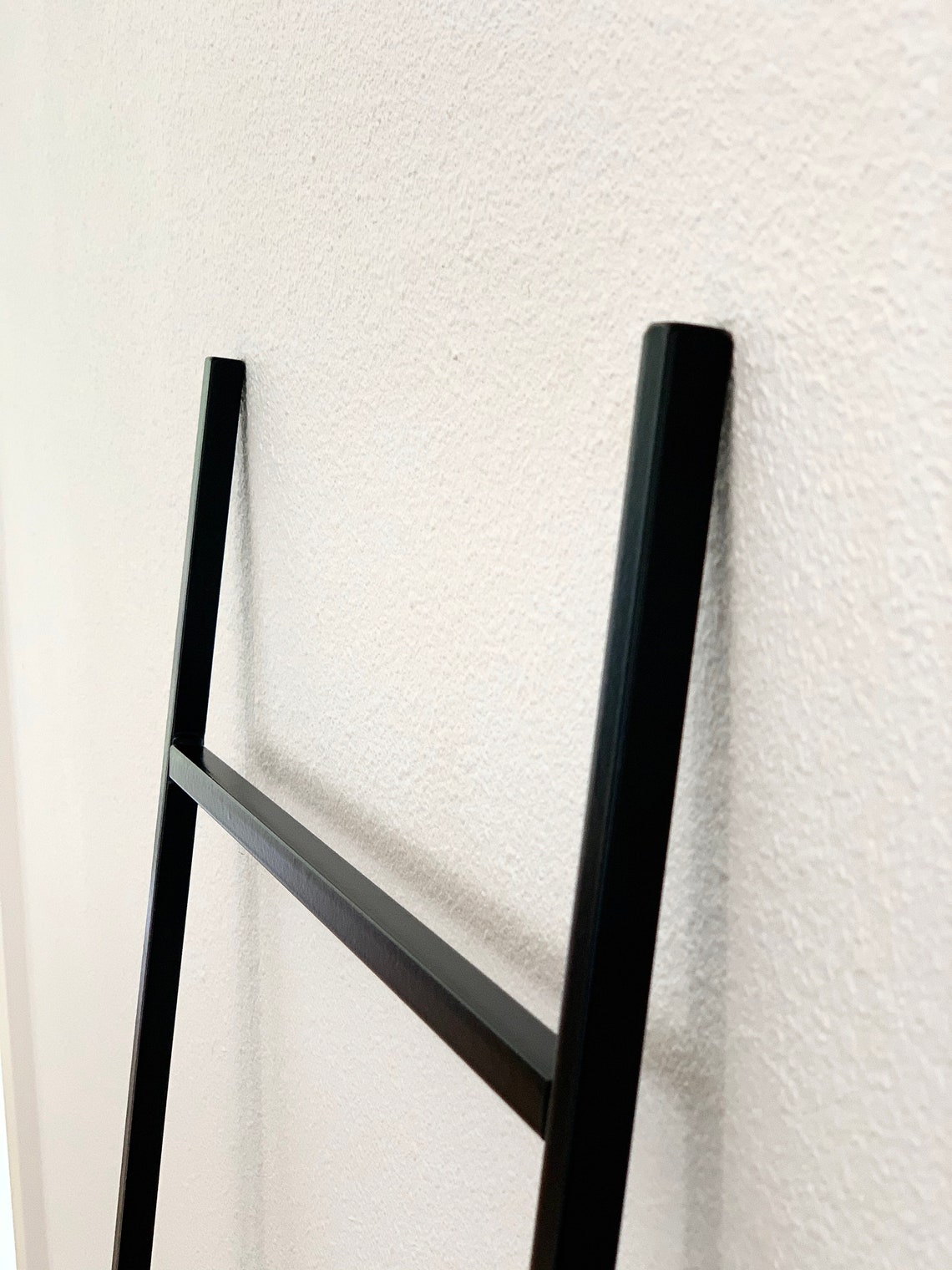 Black Metal Blanket Ladder 4 ft Etsy