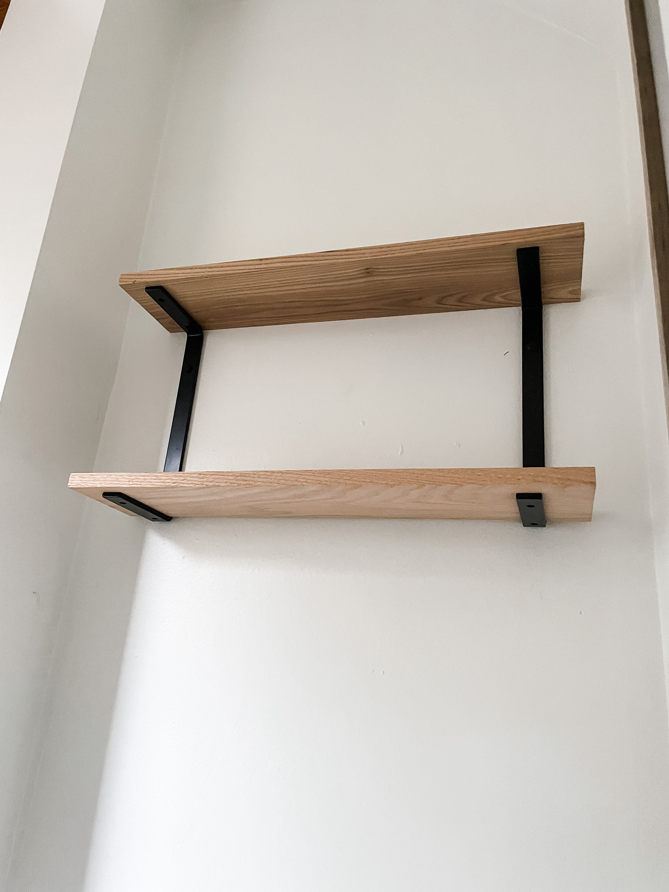 Cutelife Wooden Double Shelf Storage 