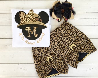 Safari Outfit for Girls, My First Trip Outfit for Girls, Safari Shirt for Girls, Mouse Shirt for Girls, Toddler Outfit, Lion, Custom Outfits